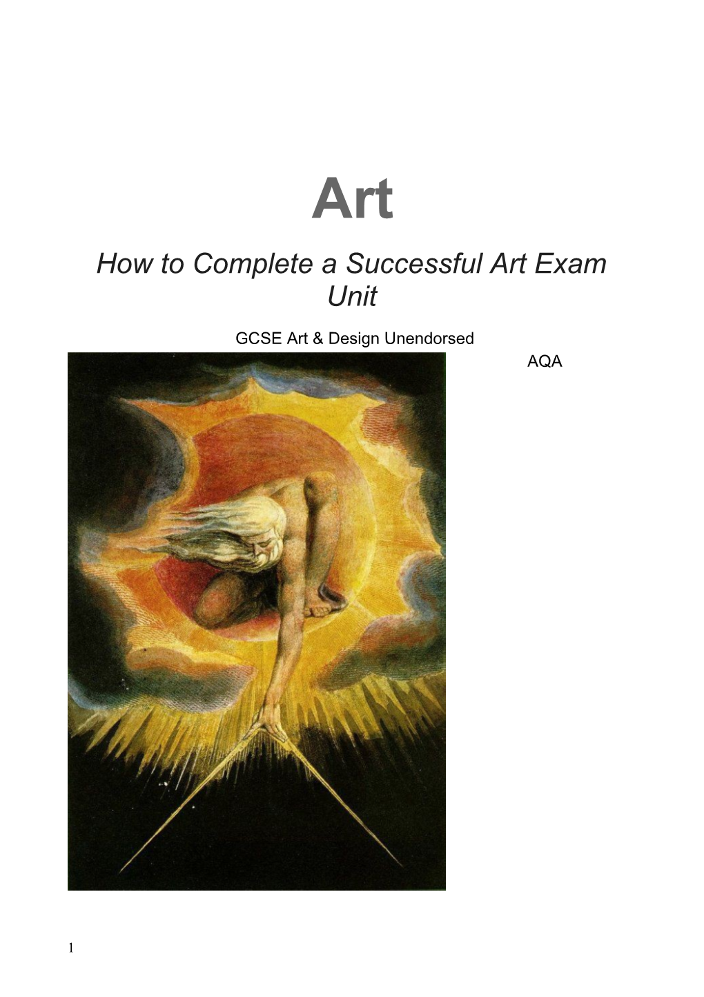 How to Complete a Successful Art Exam Unit