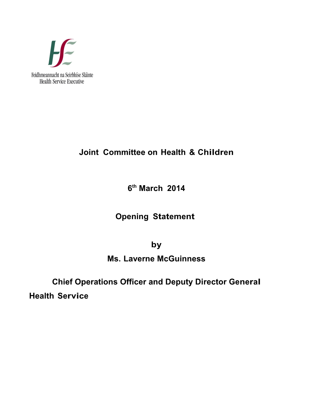 Draft OS Joint Committee on Health 14Th January 2014 V07.01.14