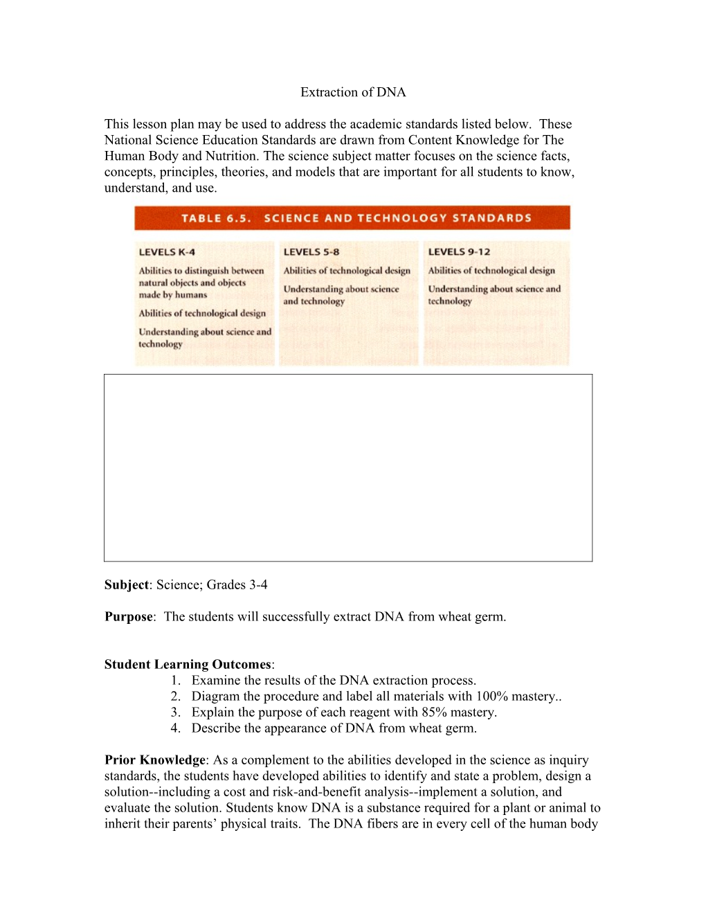 Extraction of DNS