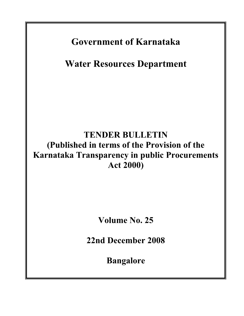 Government of Karnataka s1