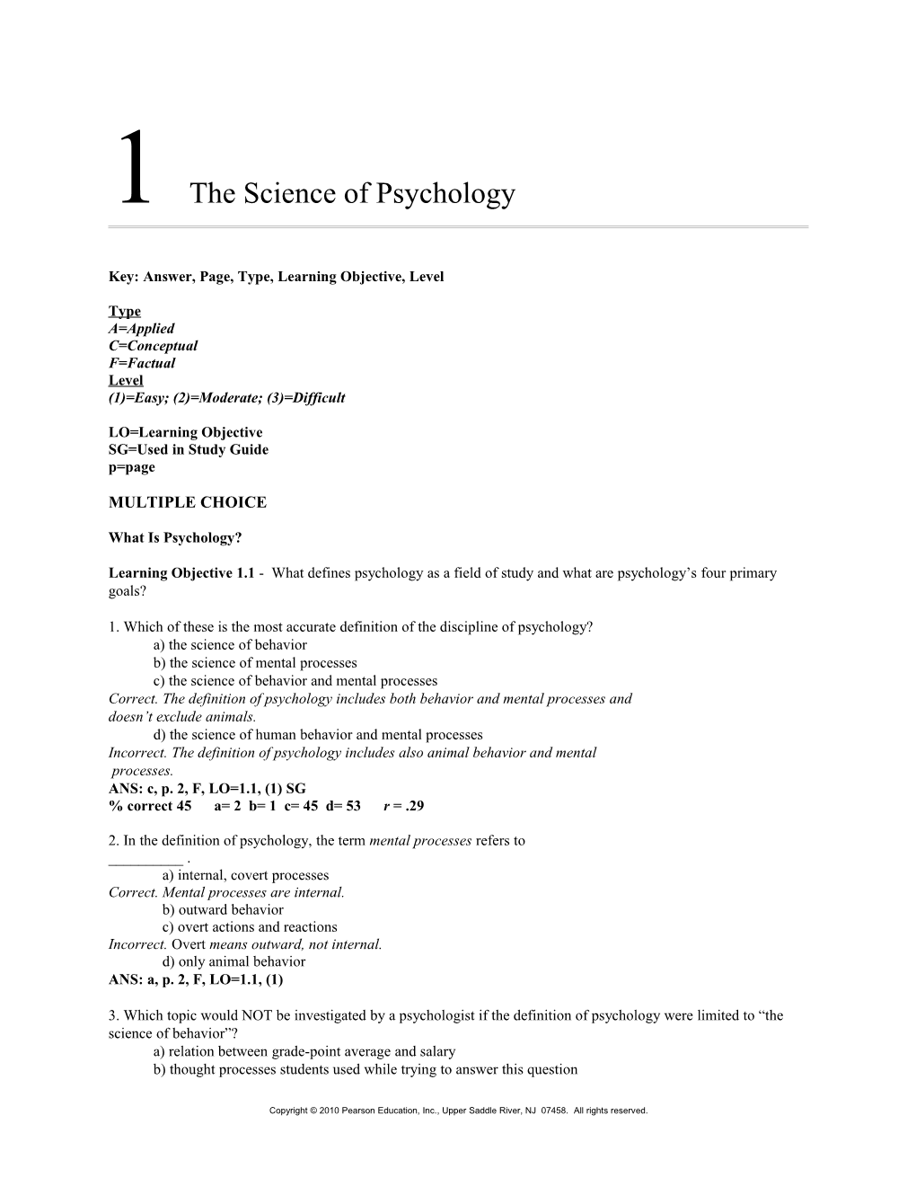 Psychology, by Saundra K s1
