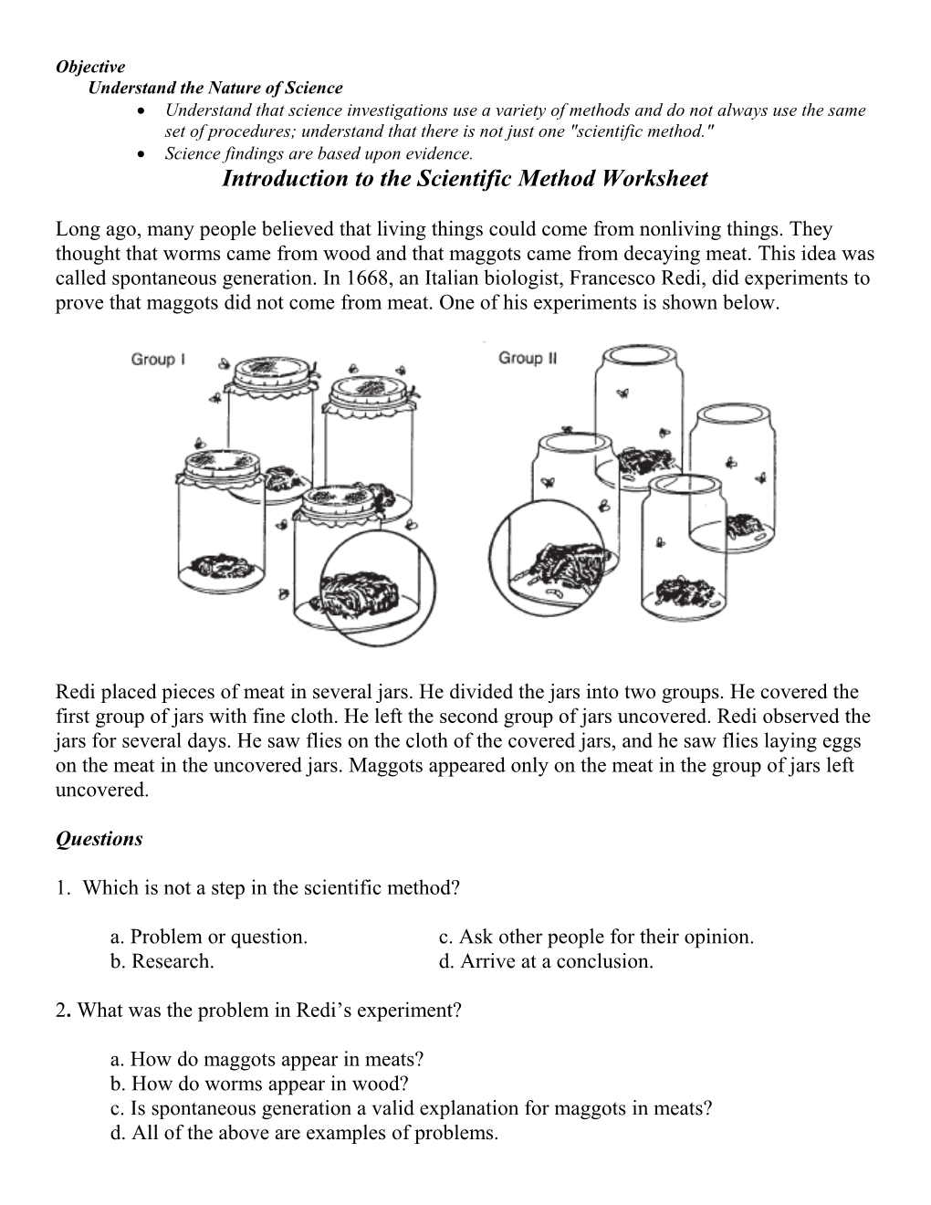 Understand the Nature of Science