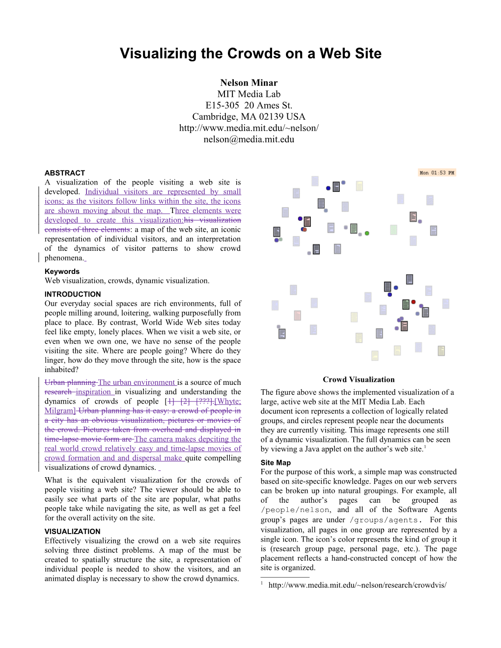 Visualizing the Crowds on a Web Site