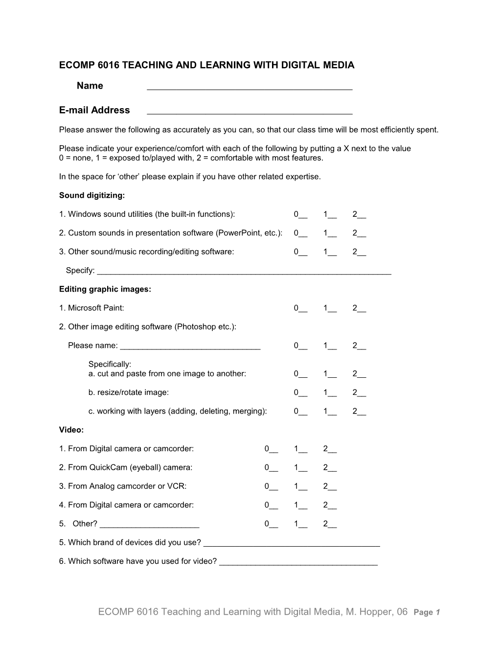 Video As Educational Technology