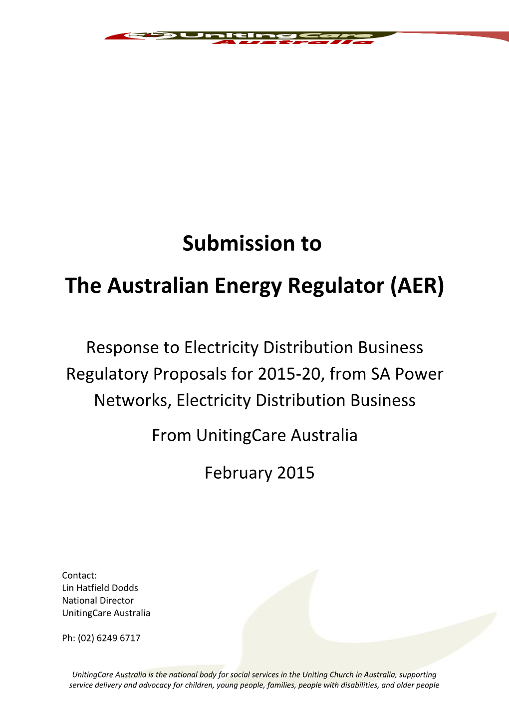 The Australian Energy Regulator (AER)