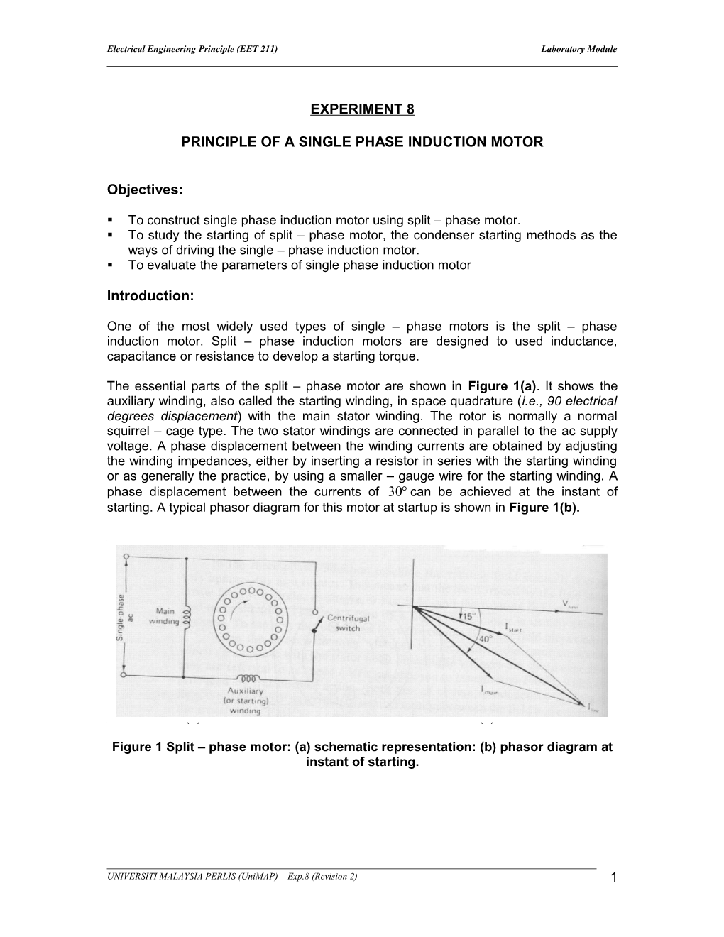 Electrical Engineering Principle (EET 211)Laboratory Module
