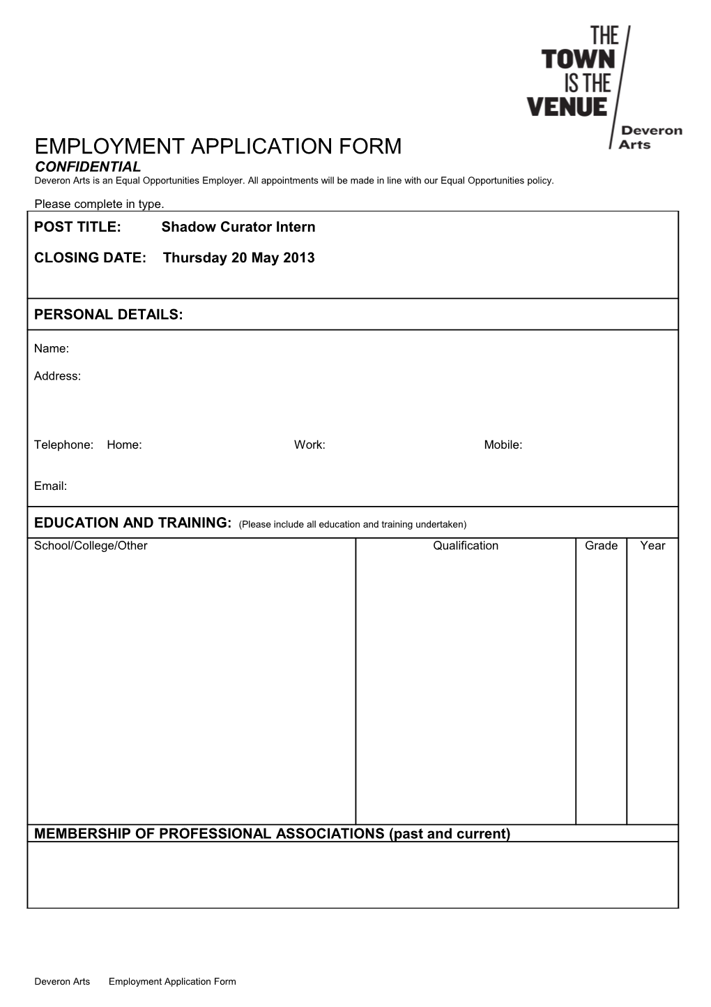 Employment Application Form s7