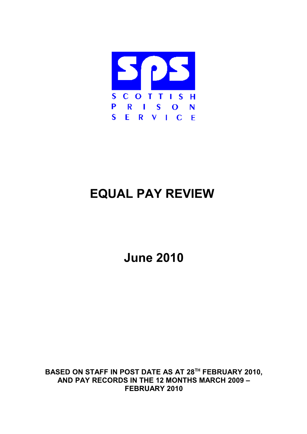 Equal Pay Report - Draft