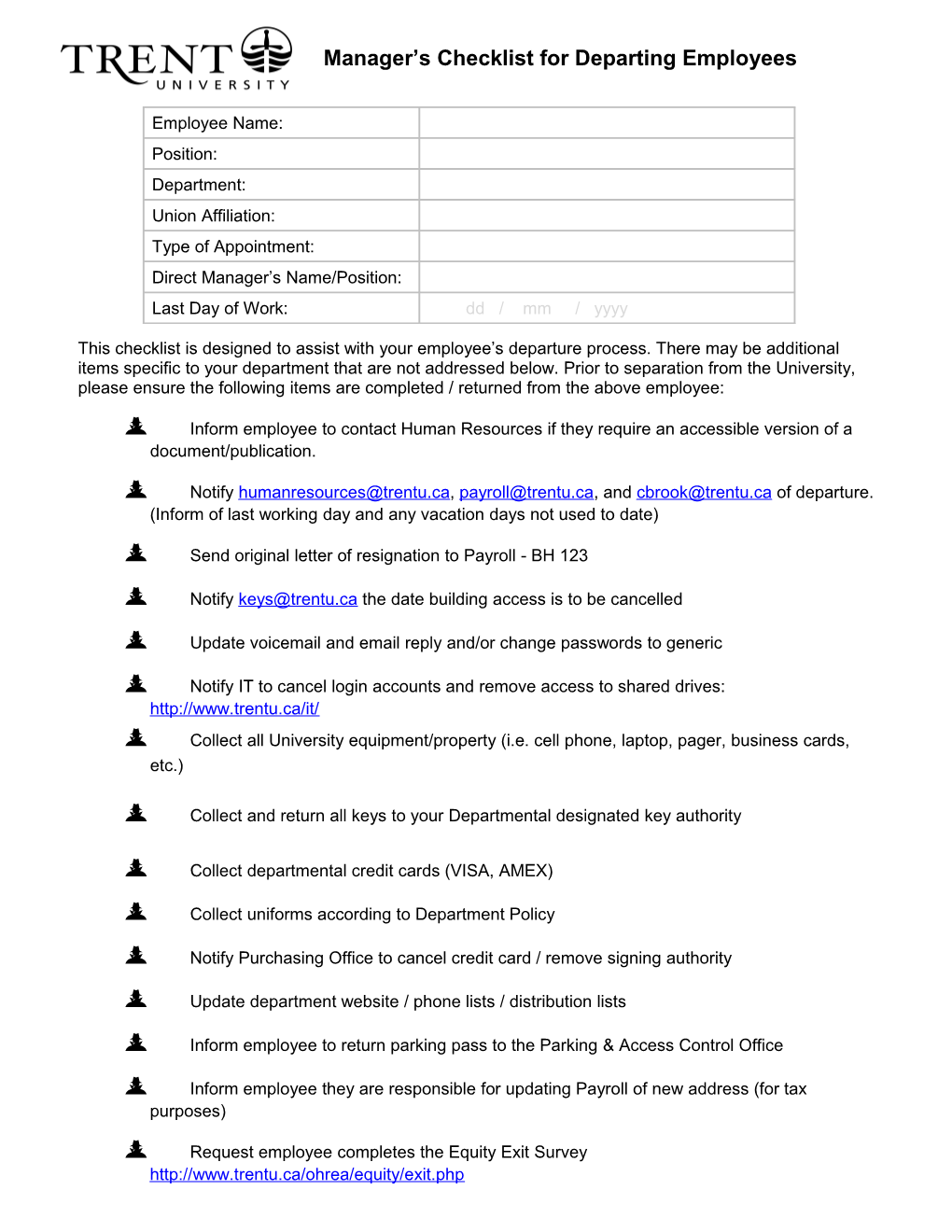 Inform Employee to Contact Human Resources Ifthey Require an Accessible Version Of