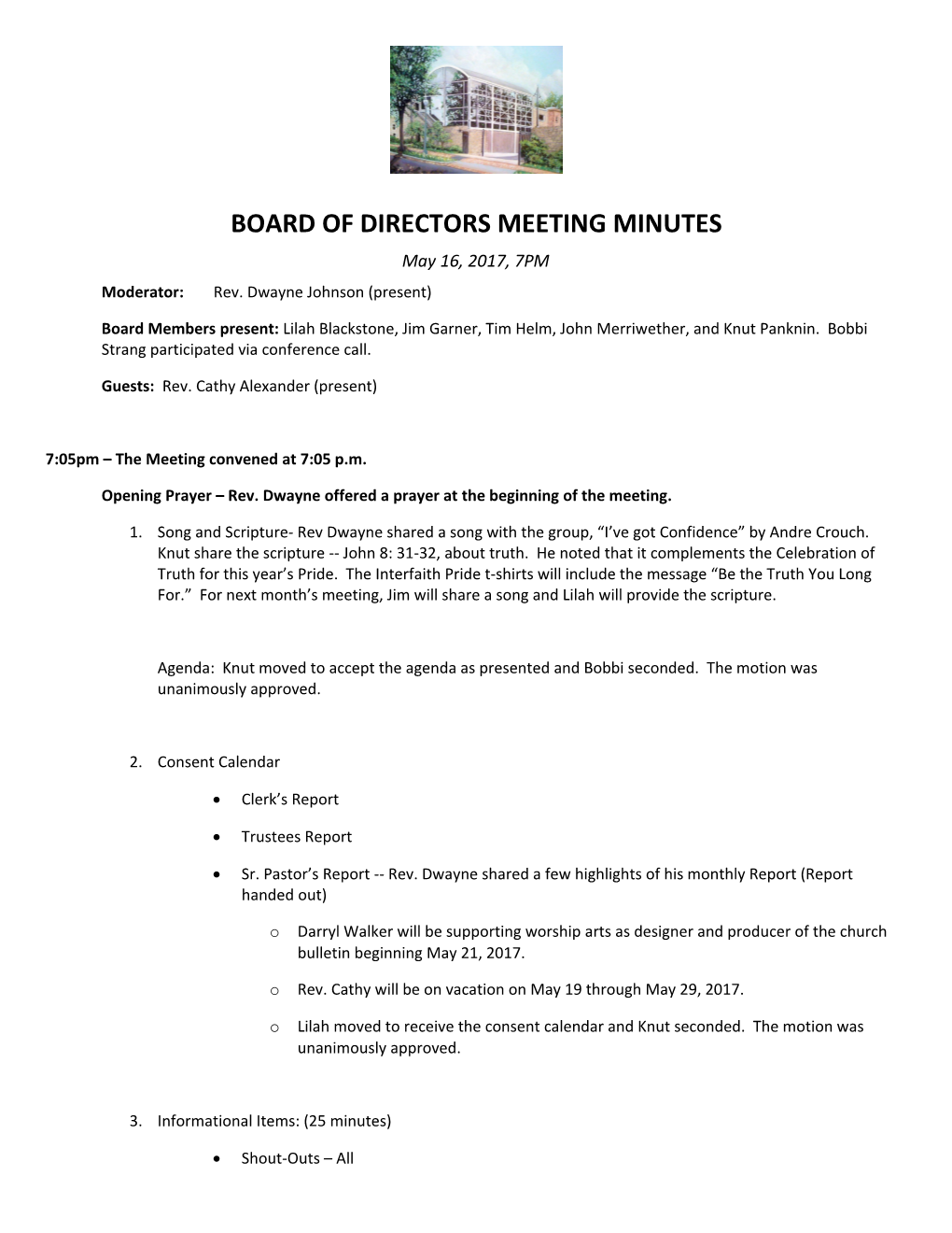 Board of Directors Meeting Minutes s7