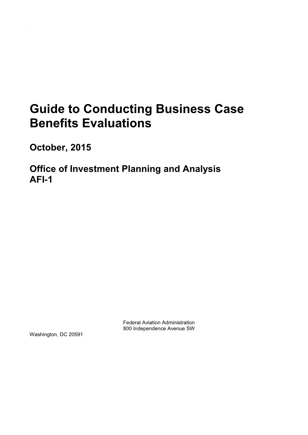 Investment Analysis Standards and Guidelines