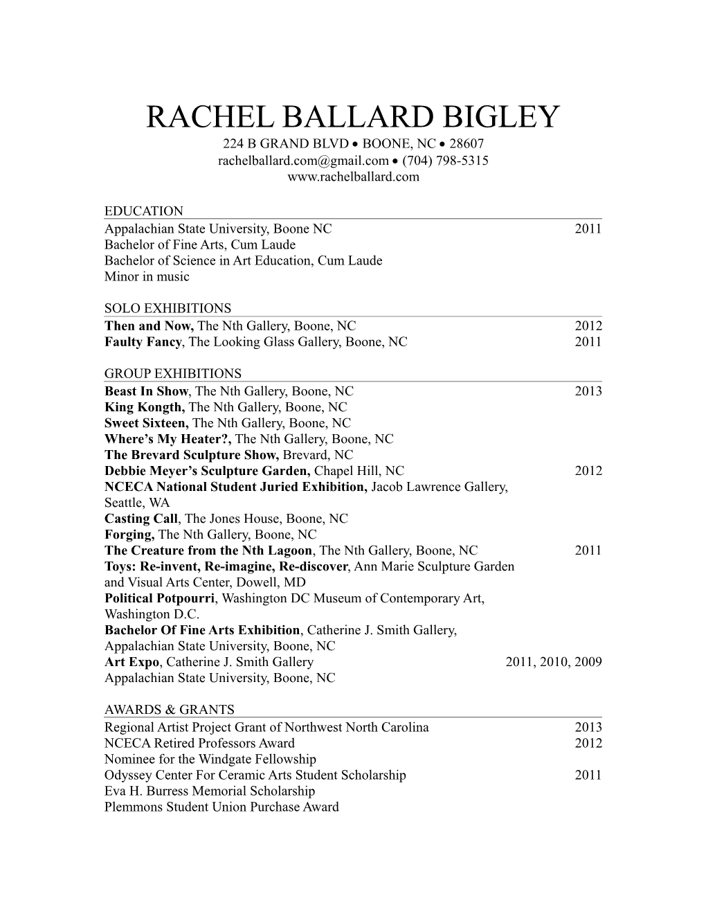 Rachel Ballard Bigley