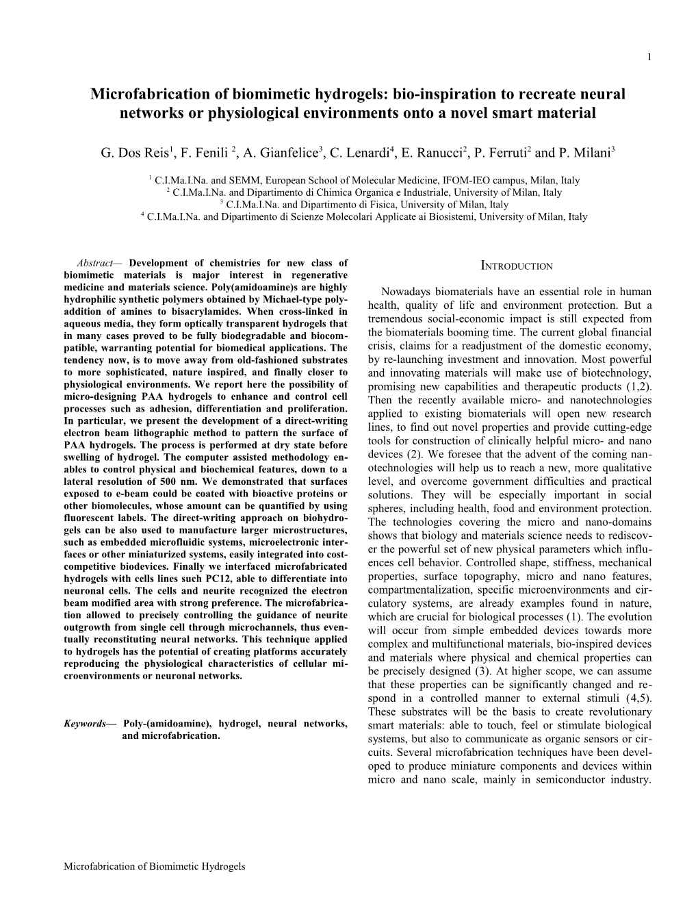 Paper Format for the IFMBE Proceedings