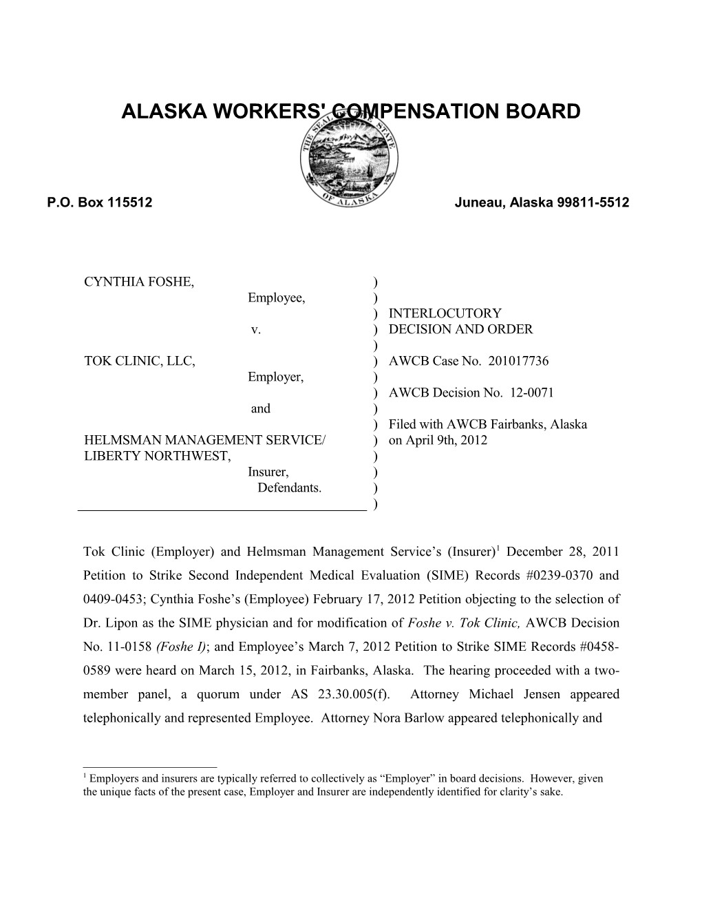 Alaska Workers' Compensation Board s43