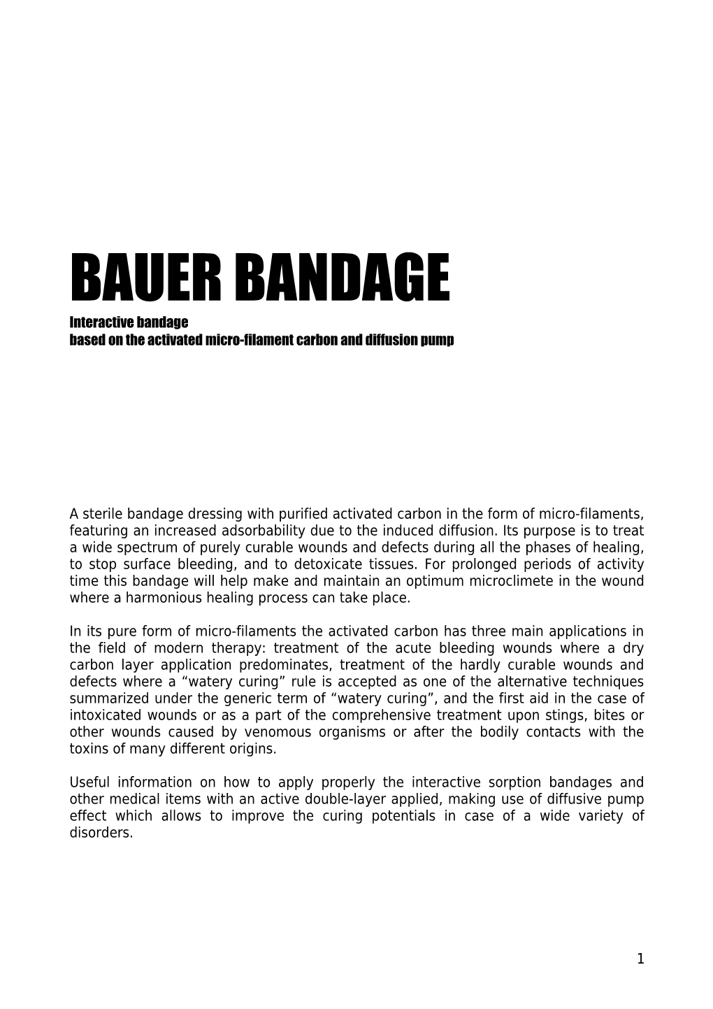 Bauer Bandage