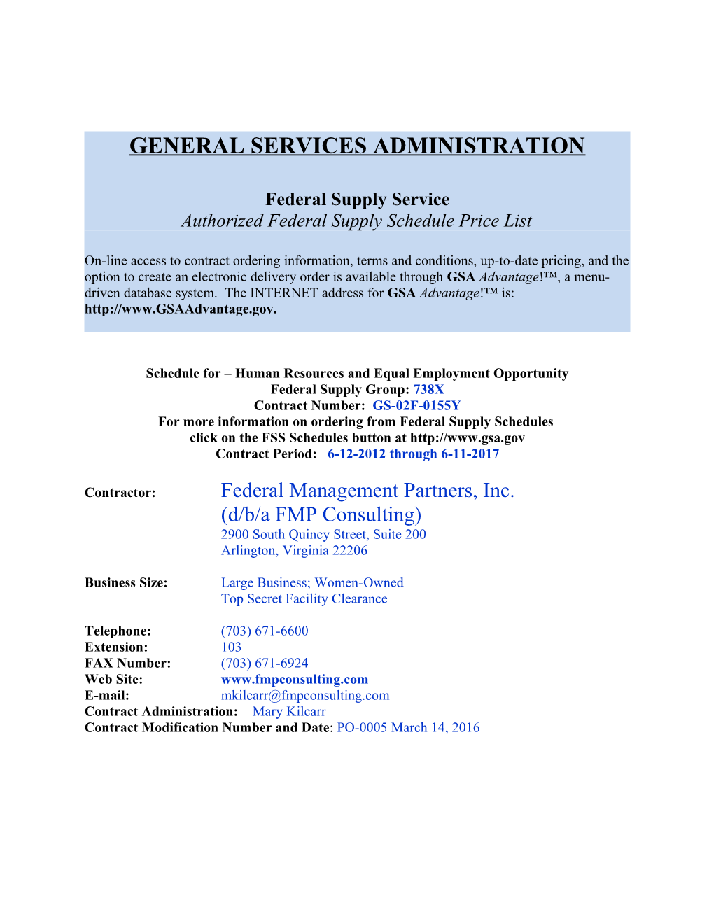 General Services Administration s4