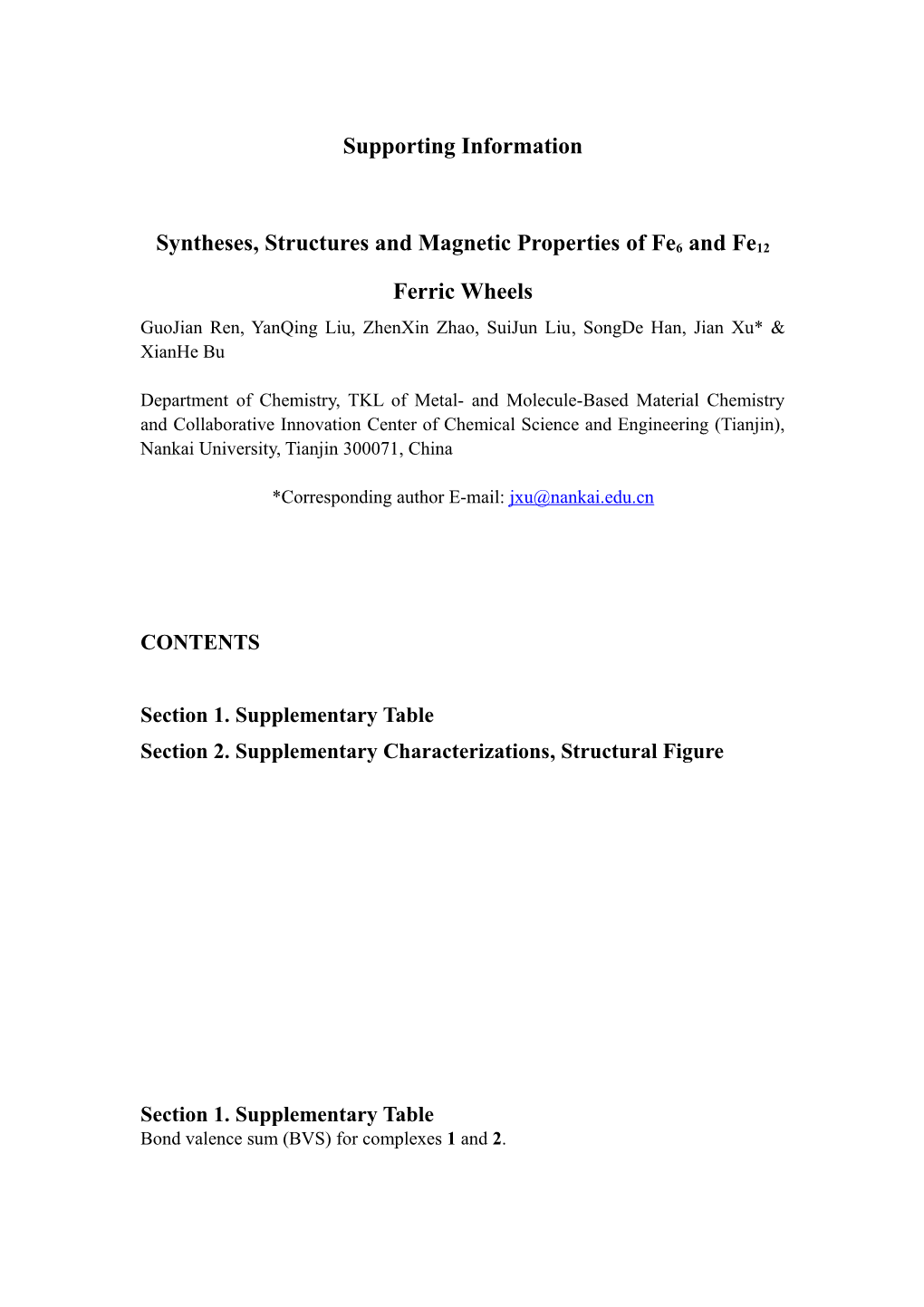 Syntheses, Structures and Magnetic Propertiesof Fe6 and Fe12 Ferric Wheels