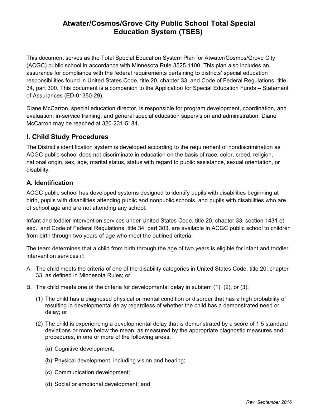 Total Special Education System Template s3