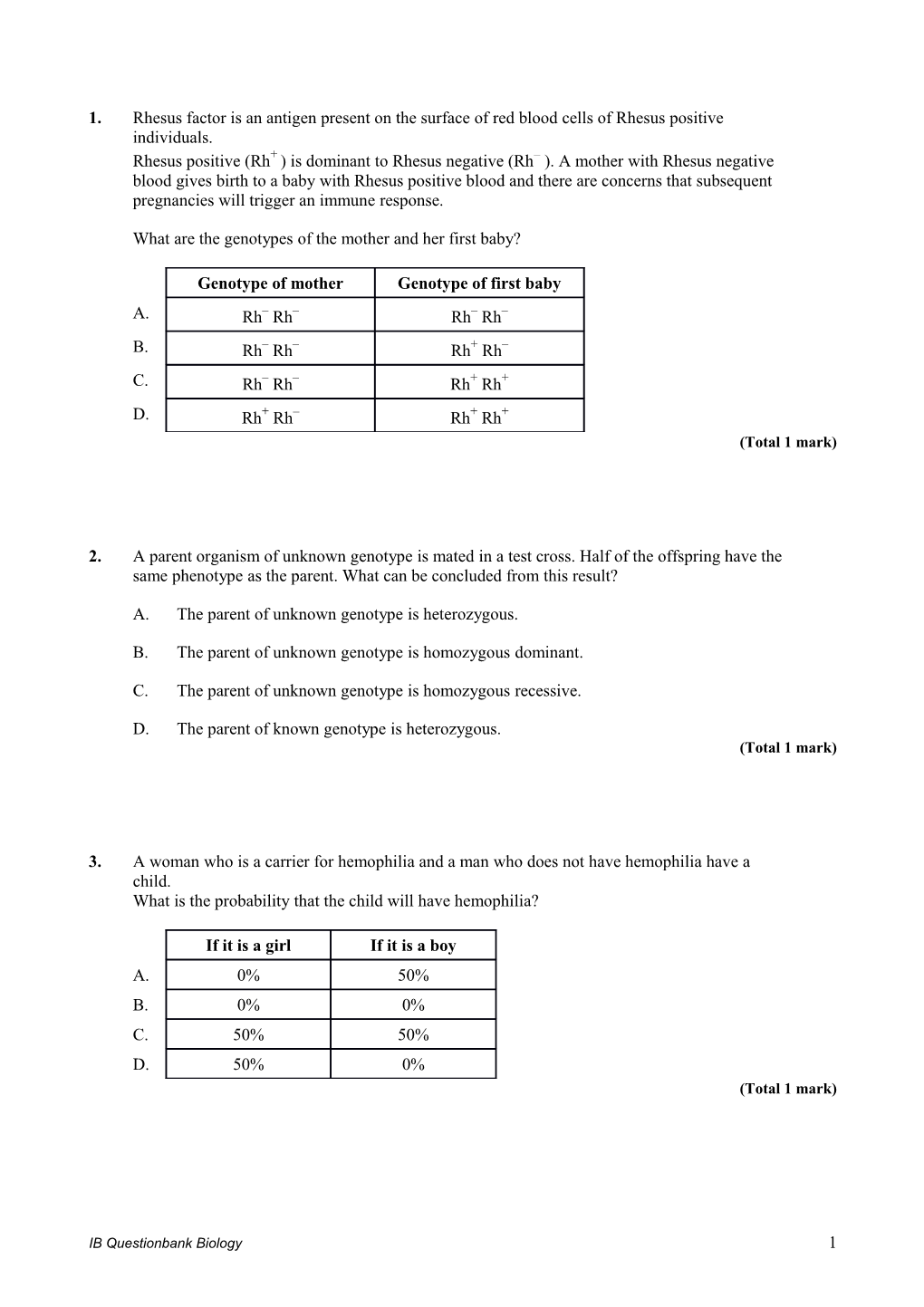 What Are the Genotypes of the Mother and Her First Baby?