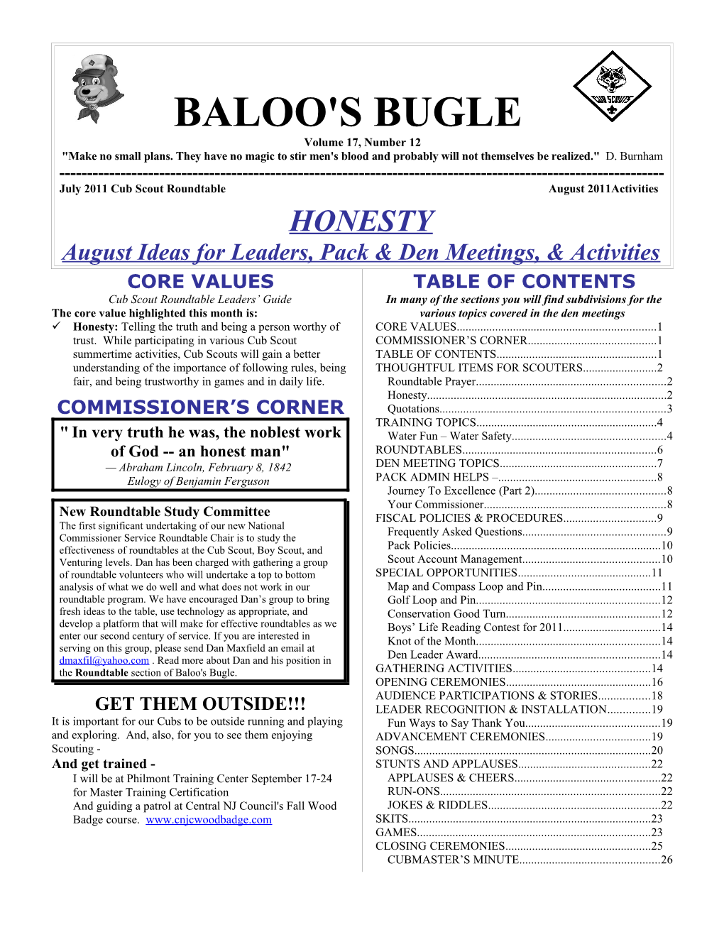 BALOO's BUGLE - (August 2011 Ideas) Page 2