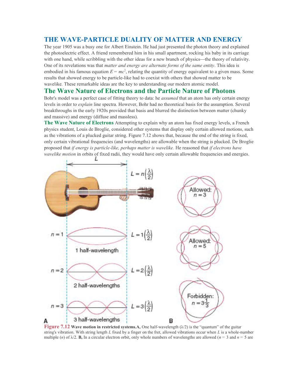 The Wave-Particle Duality of Matter and Energy