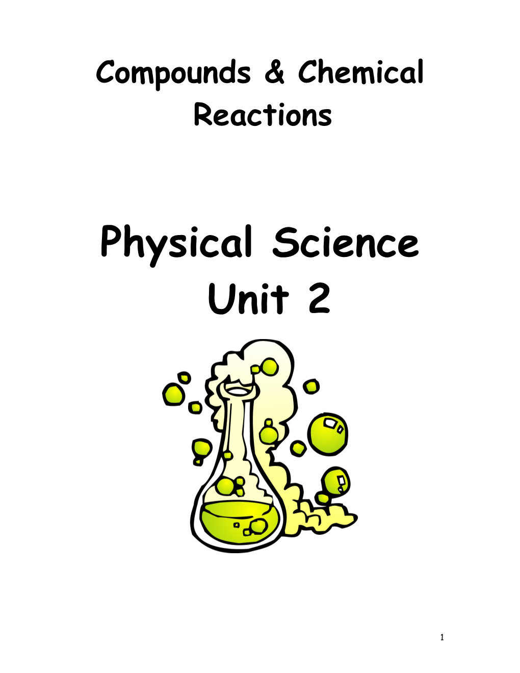 Compounds & Chemical Reactions