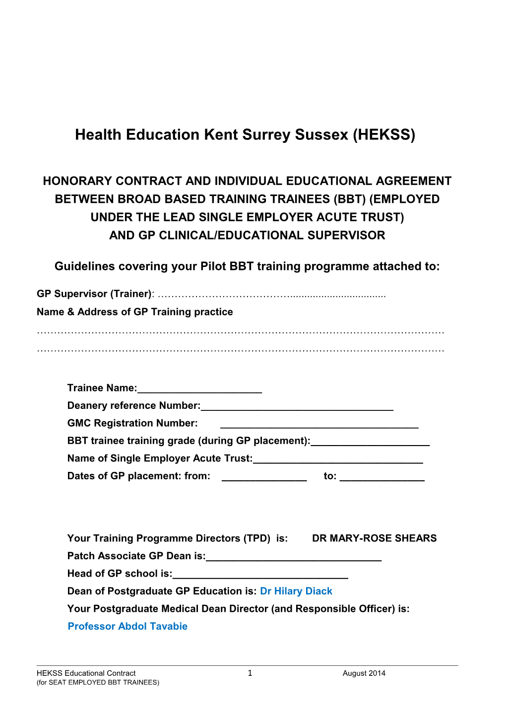 Health Education Kent Surrey Sussex (HEKSS)