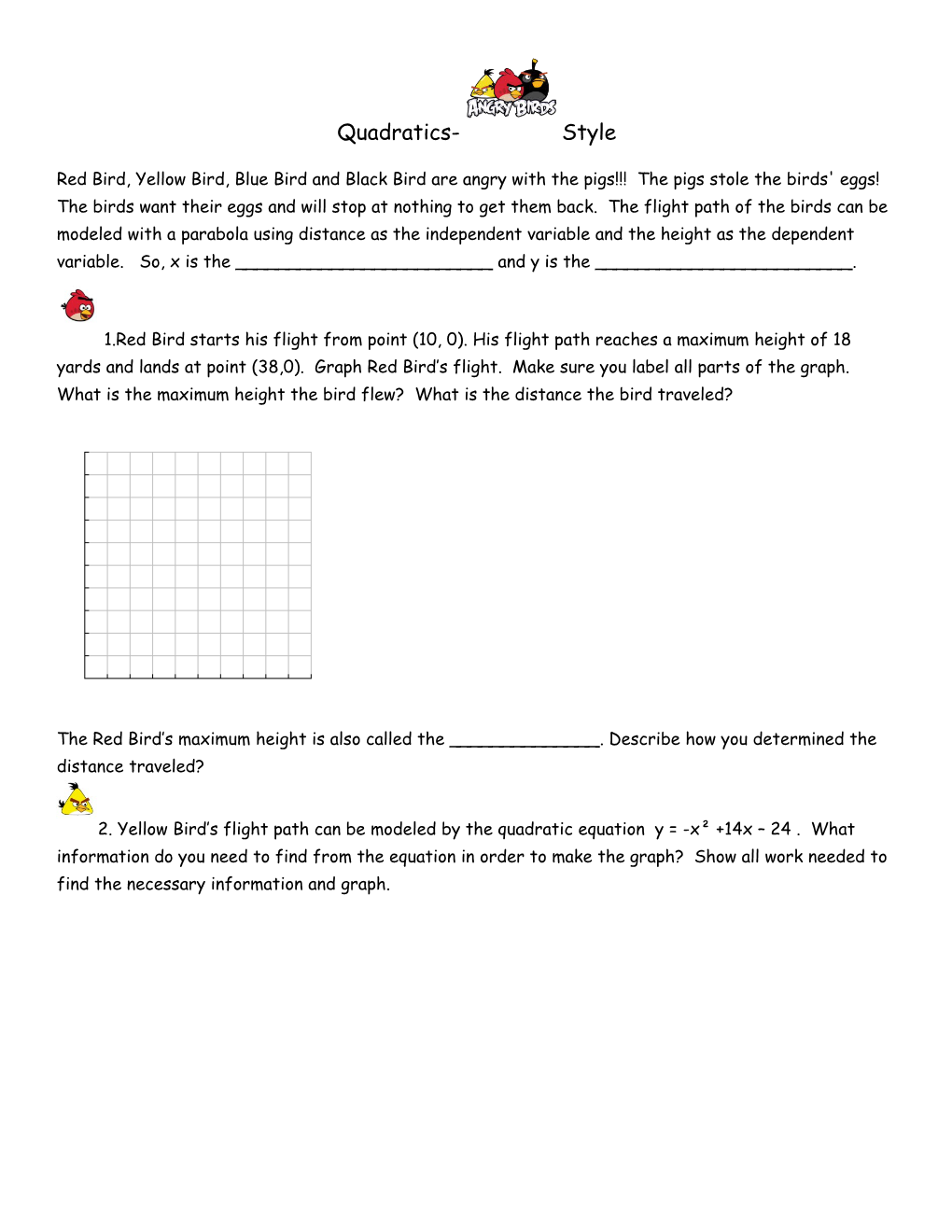 Quadratics- Style