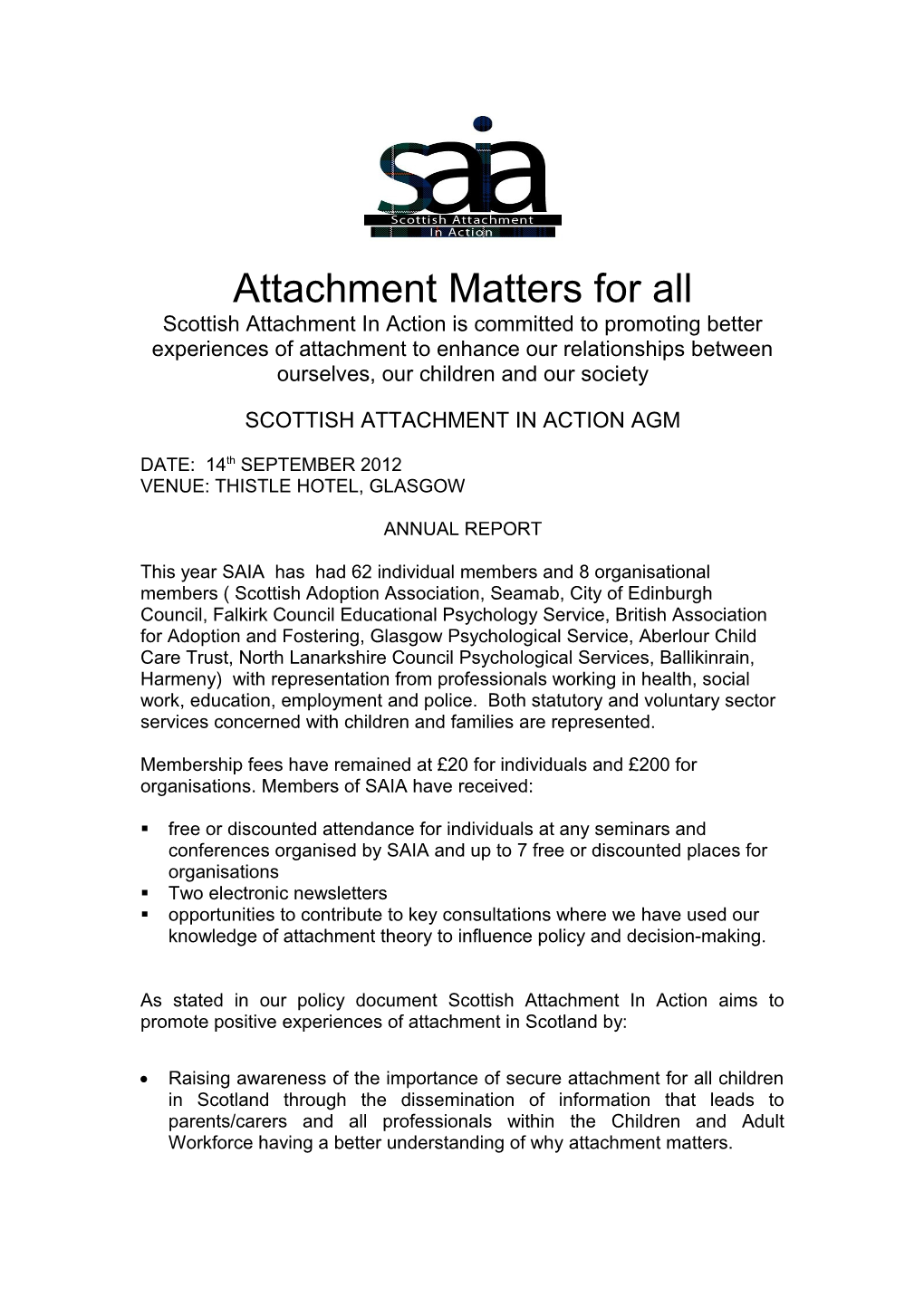 Attachment Matters for All