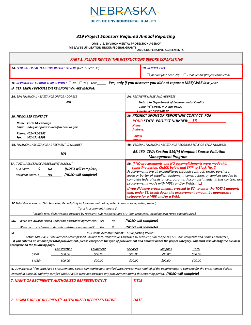 EPA FORM 5700-52A - (Approval Expires 06/30/17)