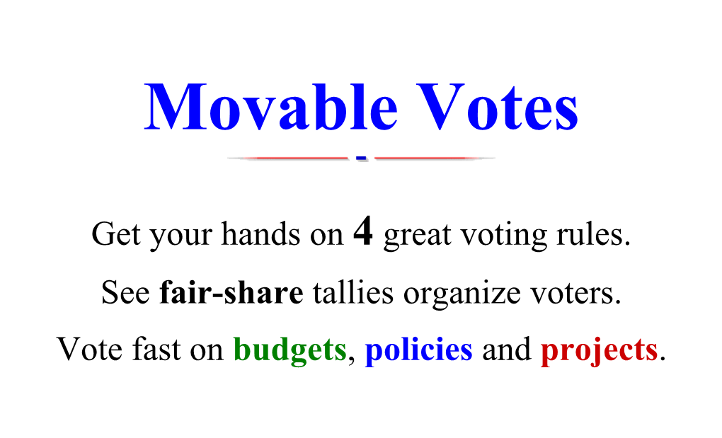 Movable Votes