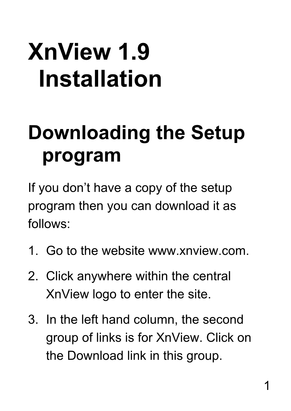 Xnview Installation Guide