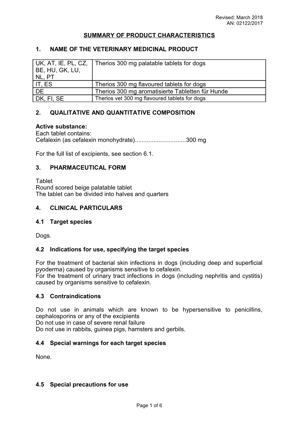 1. Name of the Veterinary Medicinal Product s12