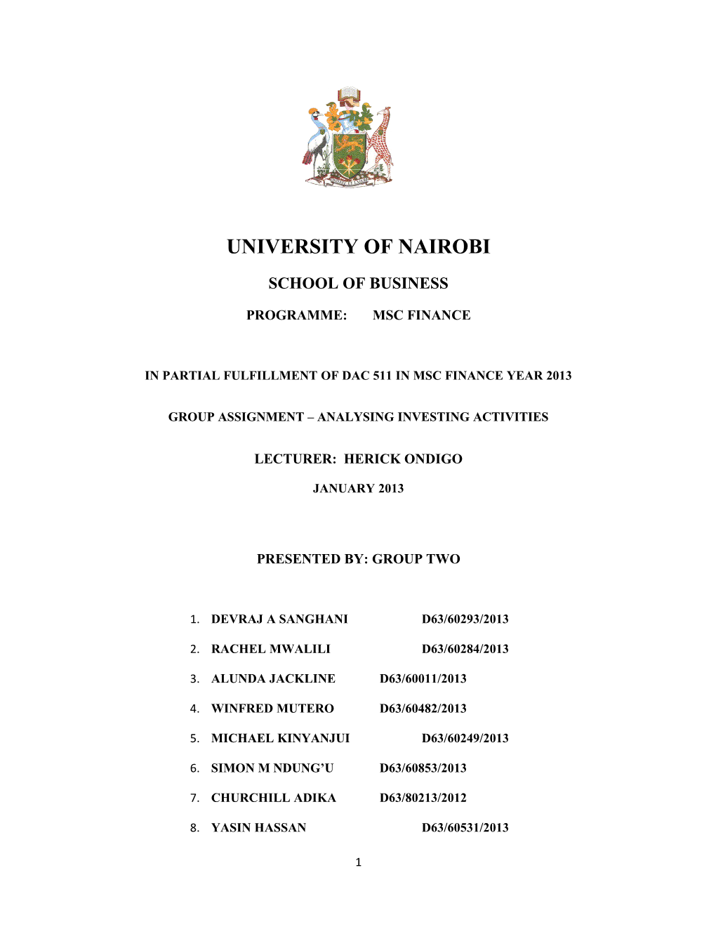 University of Nairobi s4