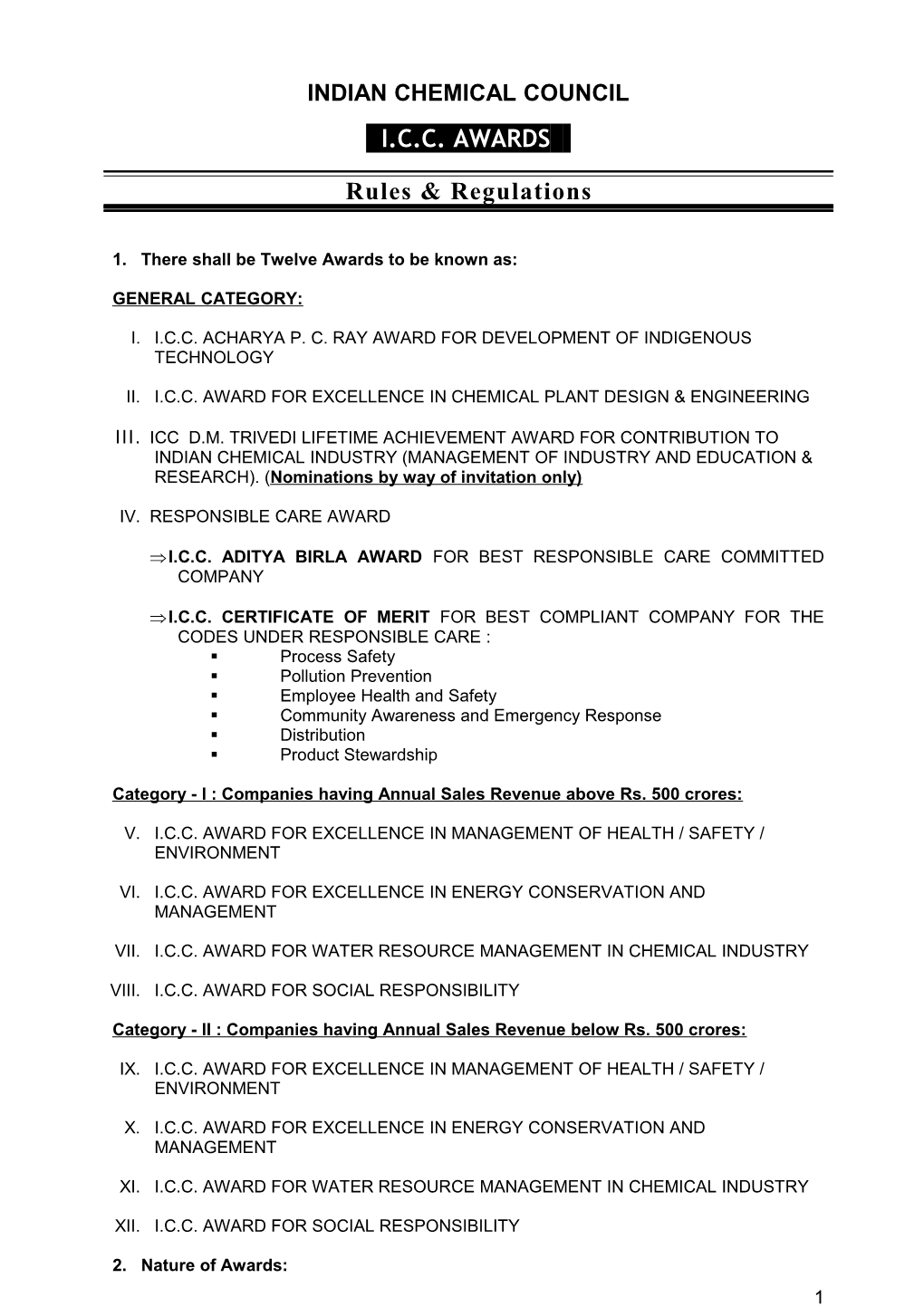 Indian Chemical Manufacturers Association