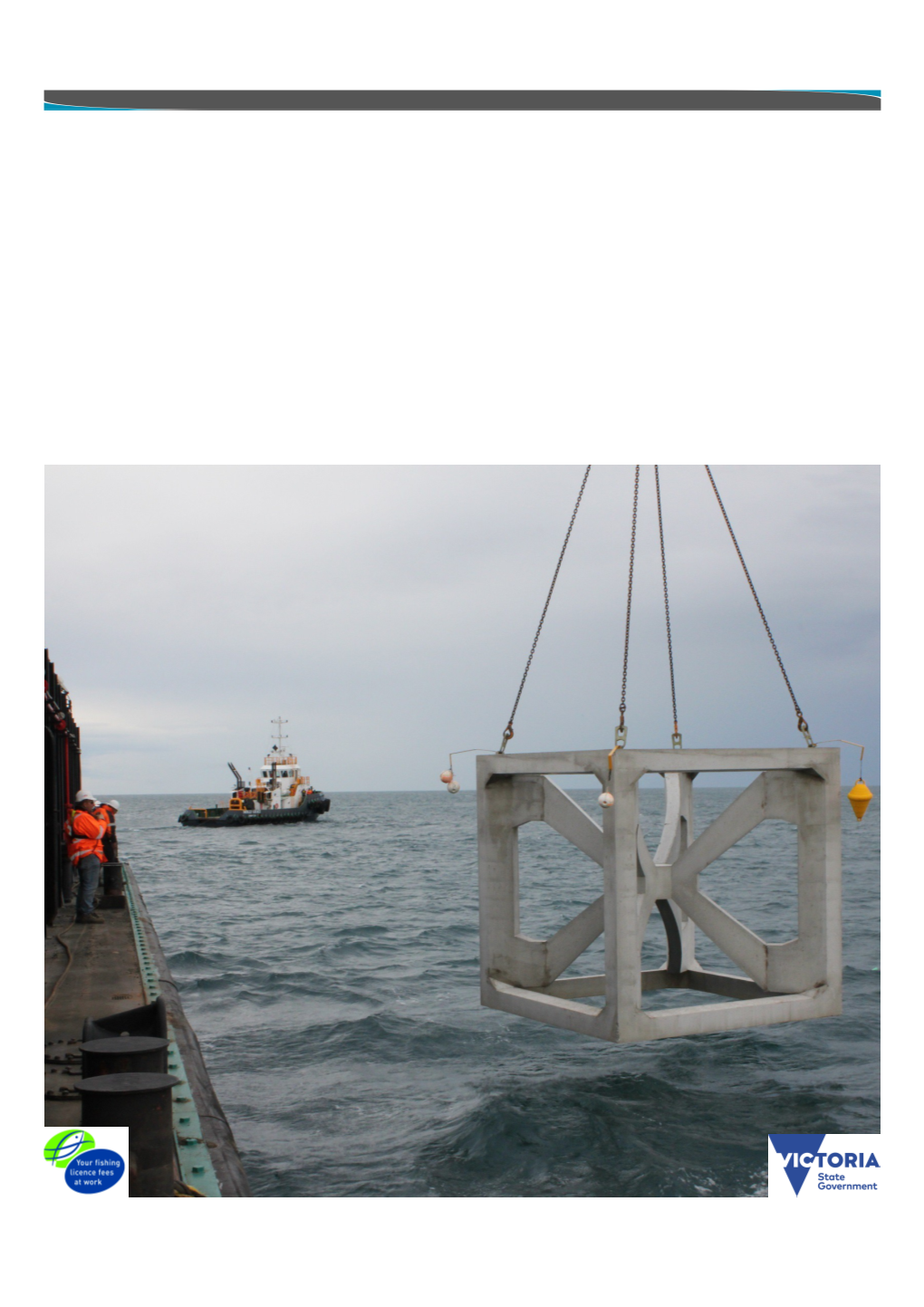 Cover Image: Deployment of the RFL Funded Torquay Offshore Reef
