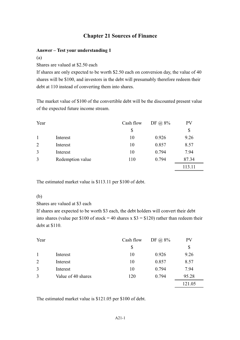 Answer Test Your Understanding 1