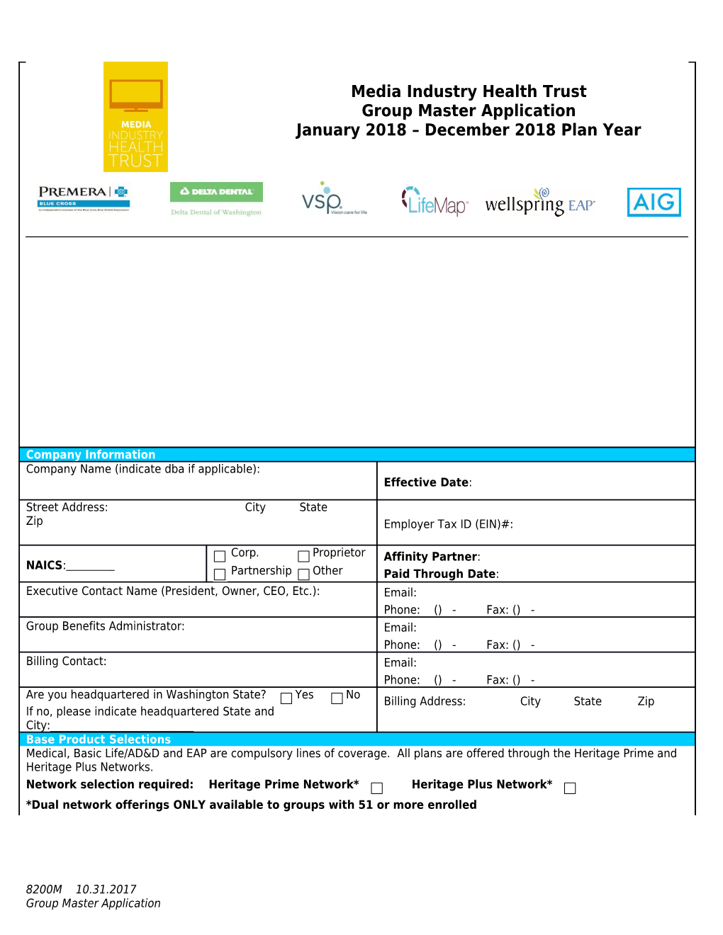 Buy-Up Product Selections Please Check the Decline Box If Declining Coverage