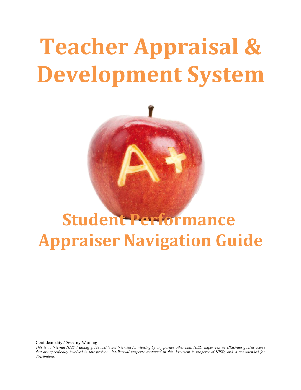 Teacher Appraisal & Development System
