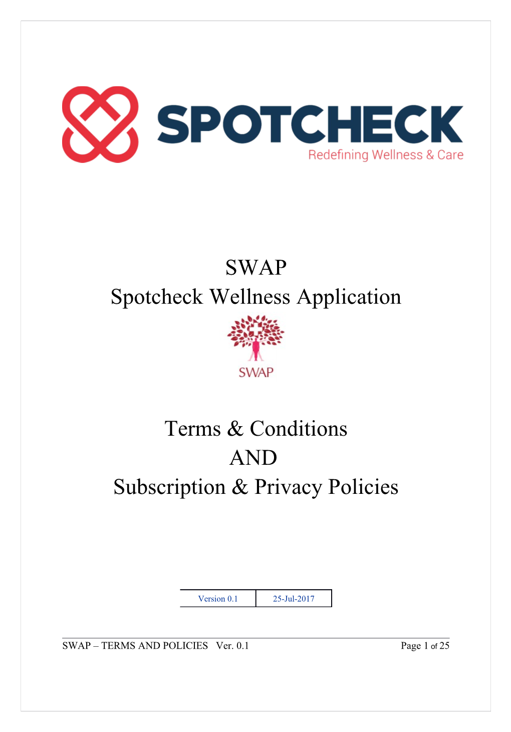 Spotcheck Redefining Wellness & Care