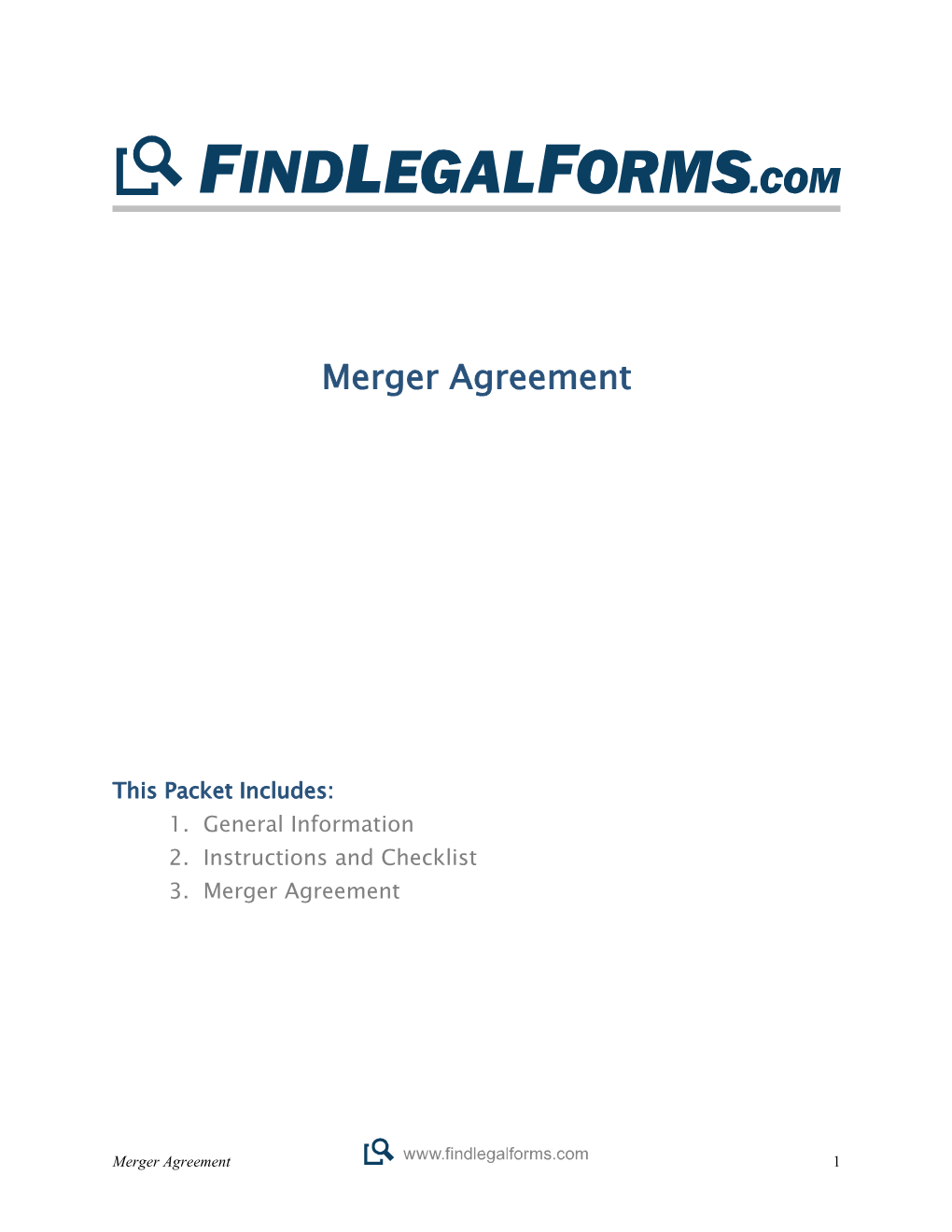 Merger Agreement