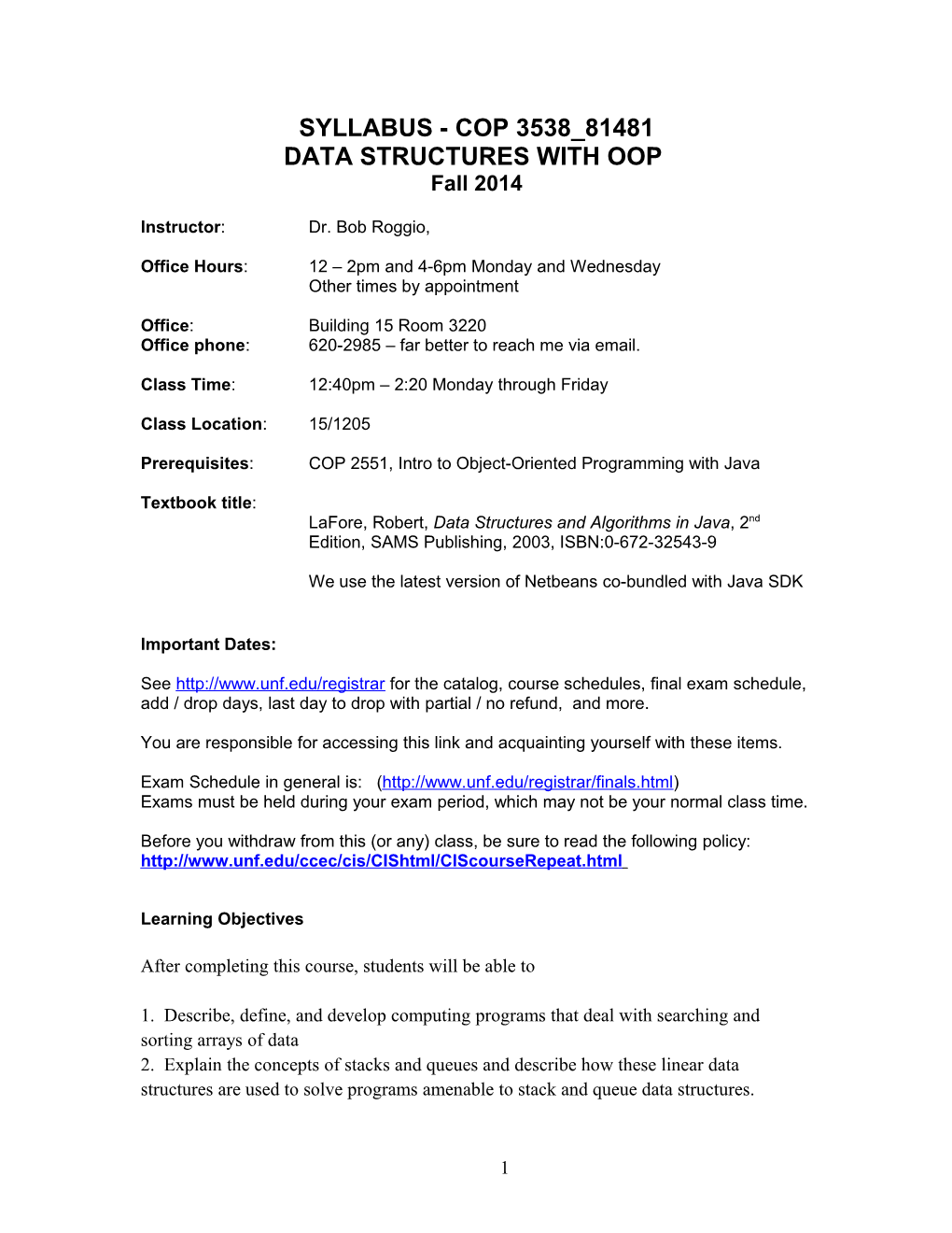 Data Structures with OOP