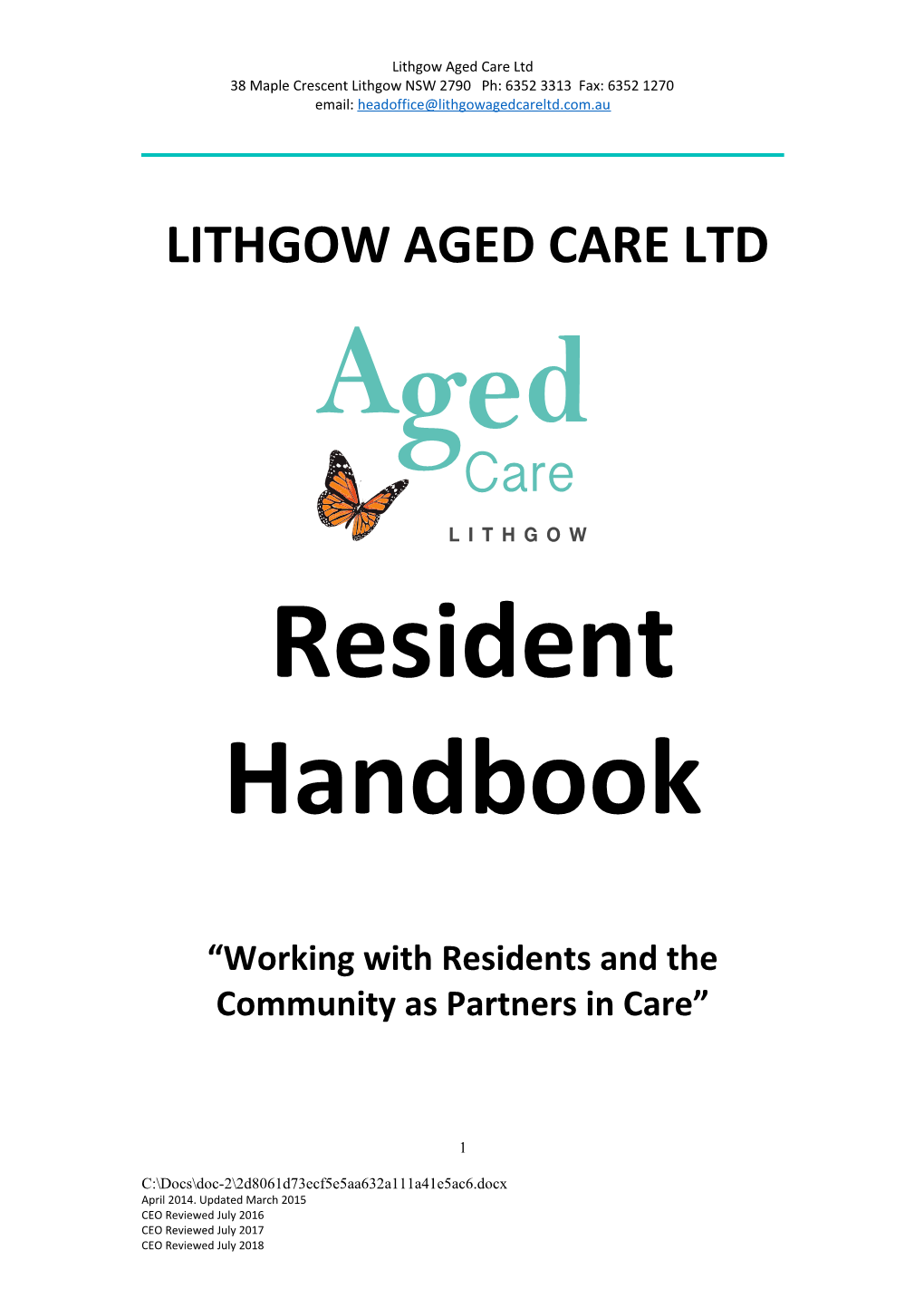 Lithgow Aged Care Ltd