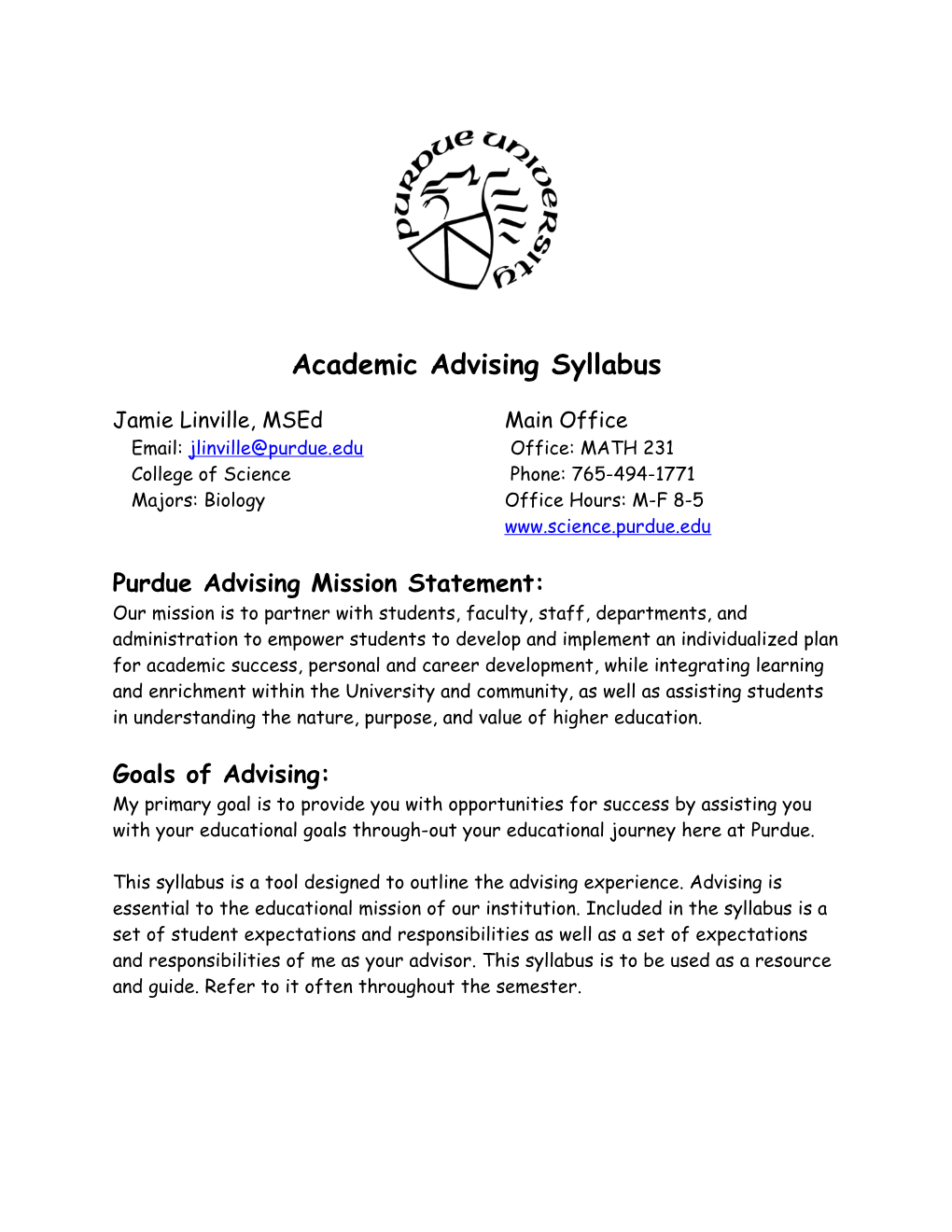 Academic Advising Syllabus s1