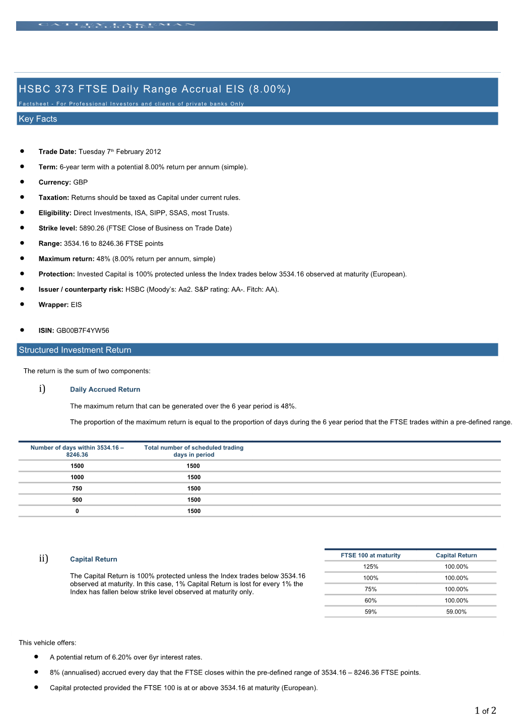 Term:6-Year Term with a Potential 8.00% Return Per Annum (Simple)