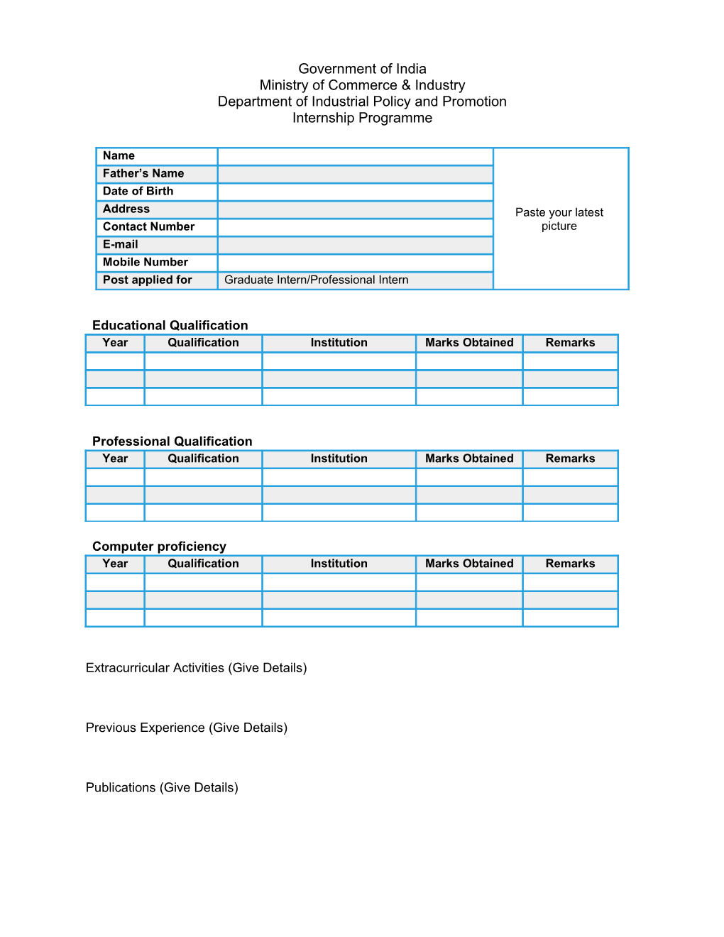 Department of Industrial Policy and Promotion