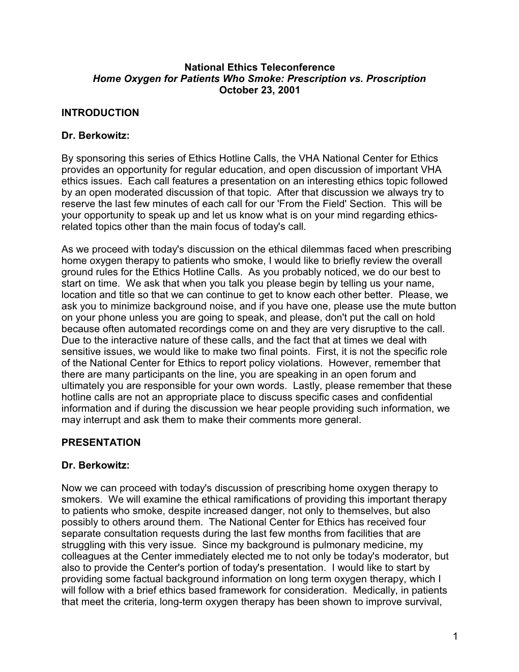 Home Oxygen for Patients Who Smoke: Prescription Vs. Proscription - U.S. Department Of