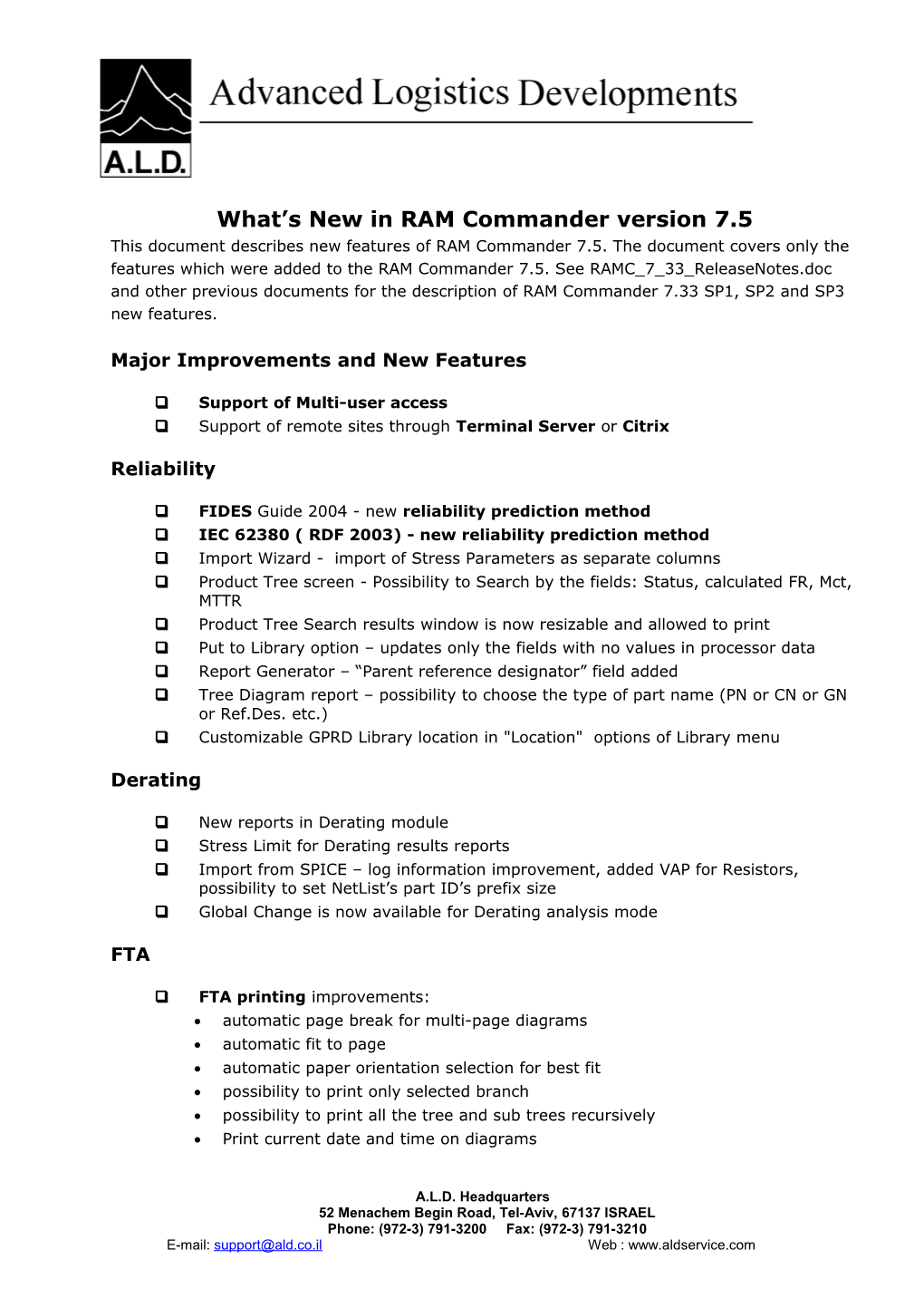 What's New in RAM Commander Version 7