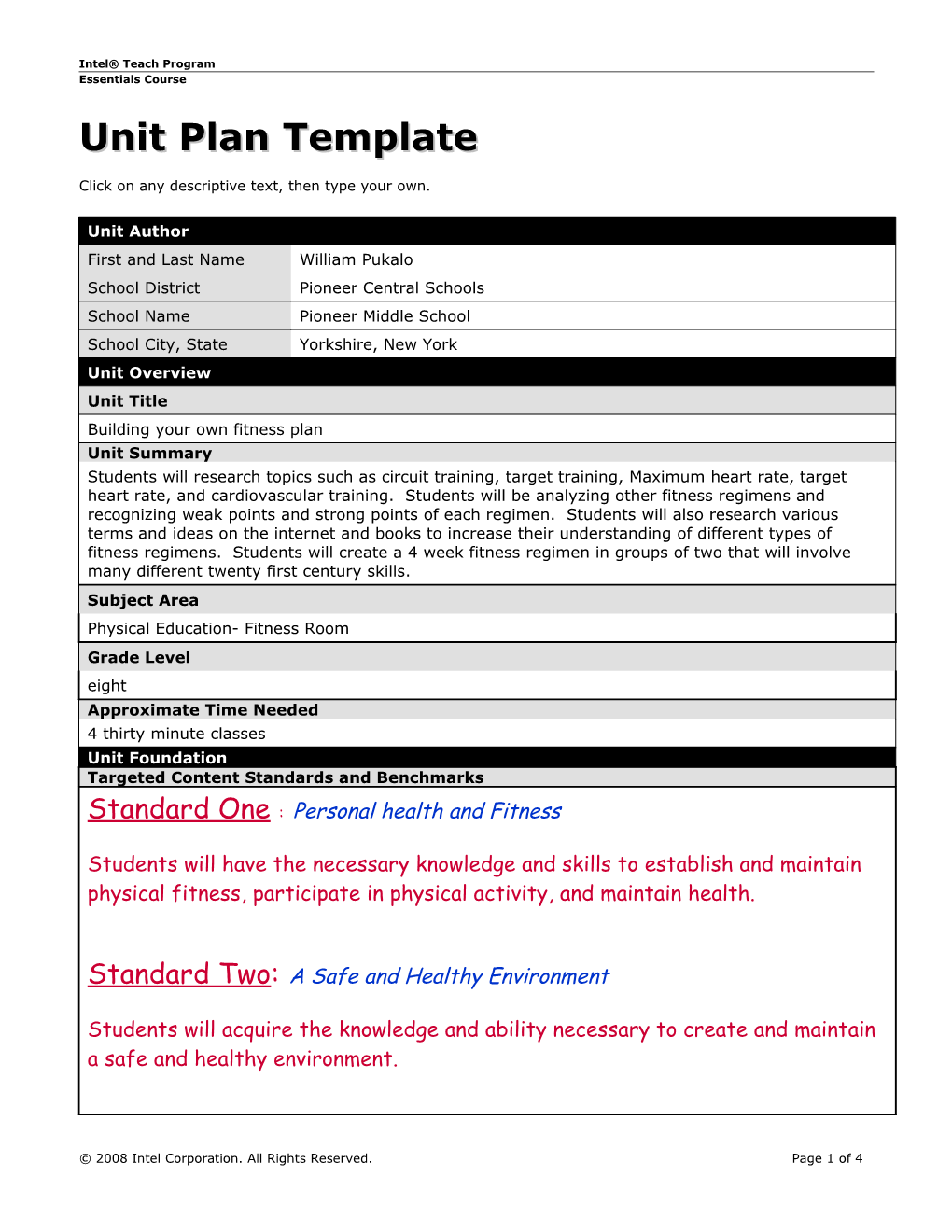 Unit Plan Template s28