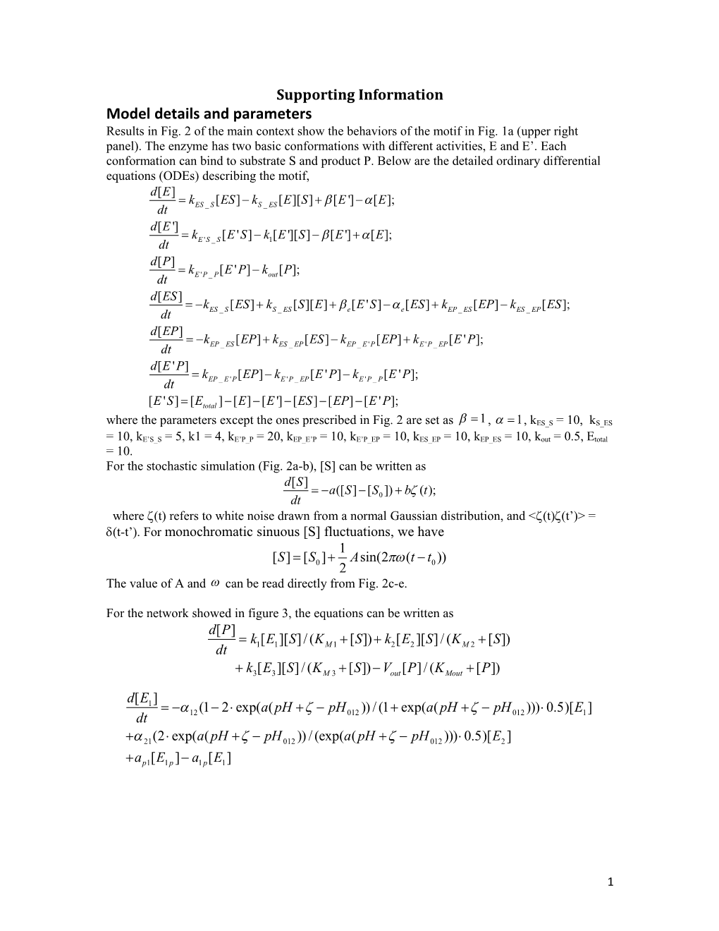 Model Details and Parameters